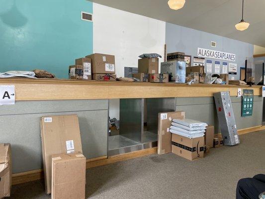 This is where you pick up your Amazon packages