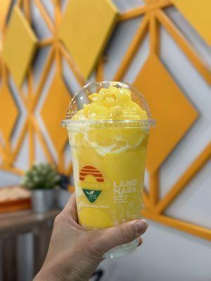 Mango sticky rice drink