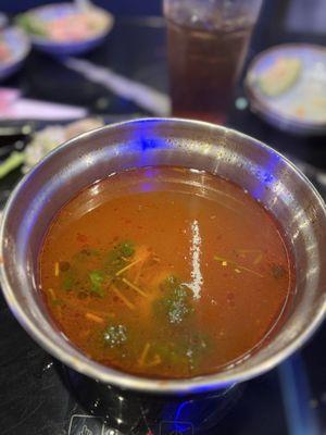 Tom yum hotpot broth