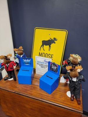 Moose Raffles for Jersey Boys and Grease