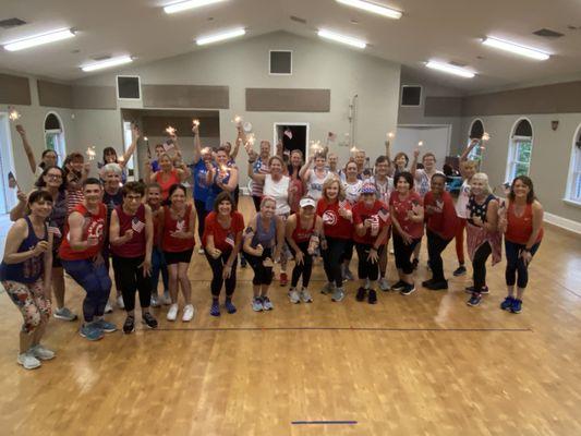 Celebrating July 4th with SWEAT & SPARLERS!