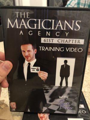 If you have a VIP ticket you get a DVD of Scott Pepper teaching you magic! You can also buy them for $10