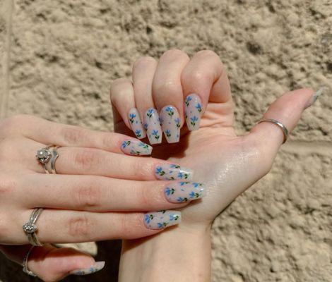Flowers nails