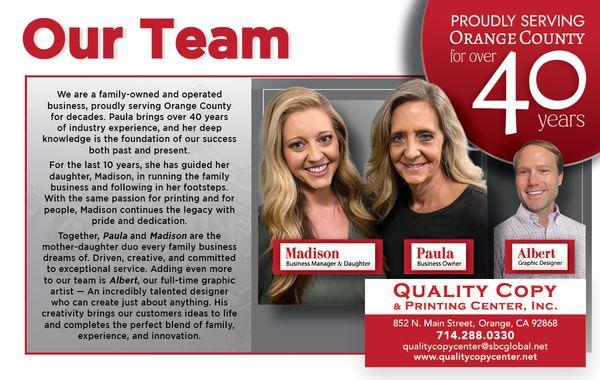 Quality Copy & Printing Center