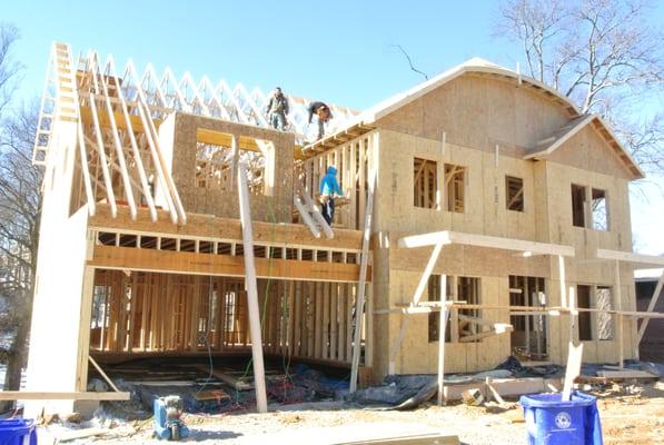 project is taking form @ N Emerson St, Arlington, VA