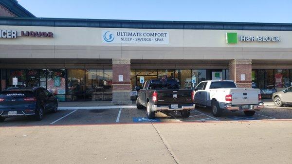 Ultimate comfort sleep swings & spas in Pasadena TX. Adjustable Sleep systems Hard Cover Spas. Custom Patio furniture.