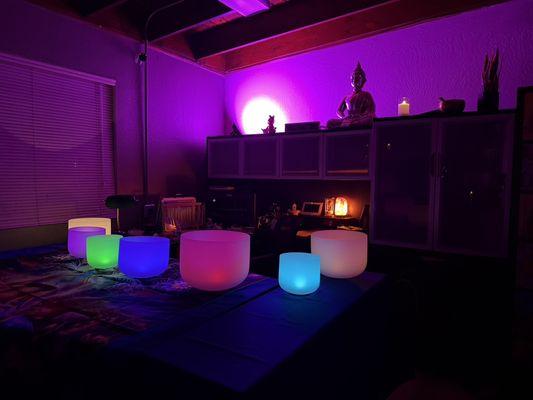 Sound bath healing events