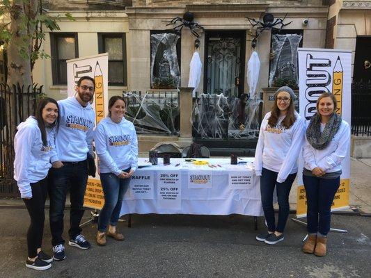 Standout Learning's hardworking tutors representing us at the PS6 Street Fair.