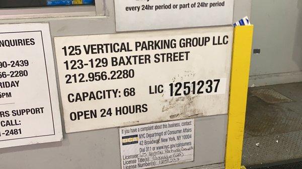 125 Verticle Parking