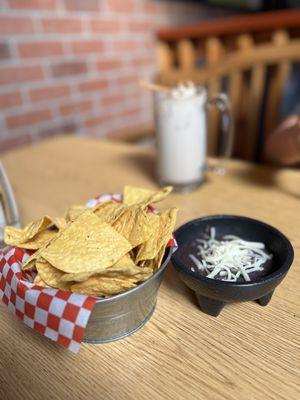 Chips and Black Bean Dip