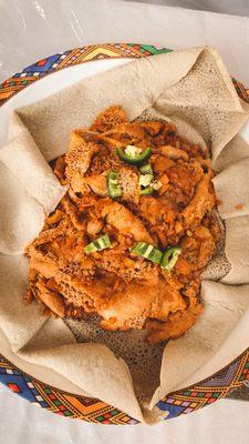 Delicious Injera firfir