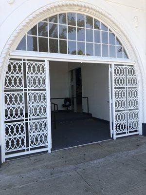 This is the entrance for the tattoo shop