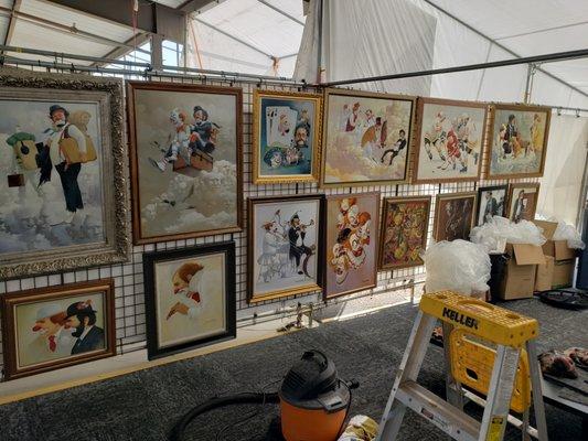 Just clowning around art gallery