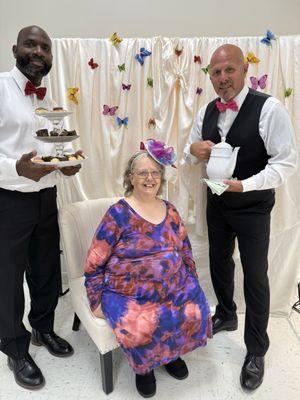 This is a dinner party I went to focusing on the "Be Our Guest" theme.