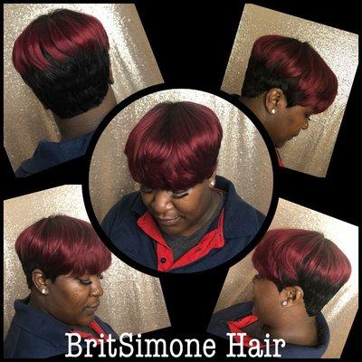 Quick weave with custom color