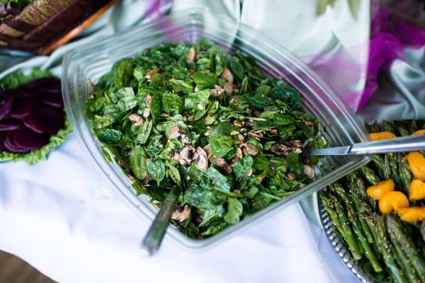 Photo Cred: Kristin Boyett Photography
 Spinach Salad