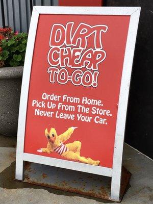 Drive-thru window available here.