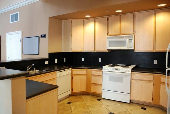 Community kitchen at Monte Vista Gardens Family