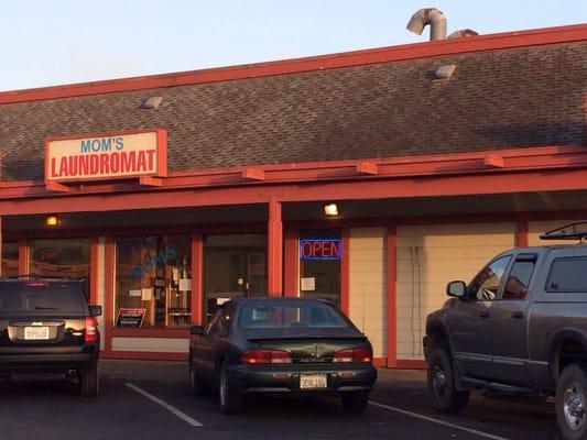 The outside of Mom's place.