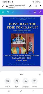 L And J Bedoya House Cleaning Servicea