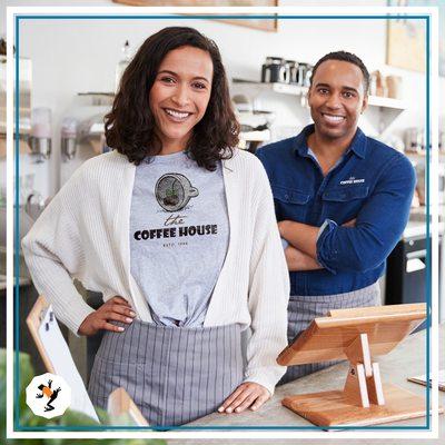 Big Frog offers quick turn around on custom t-shirts.