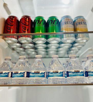 Arrive to you groceries delivered and put away and cold drinks.