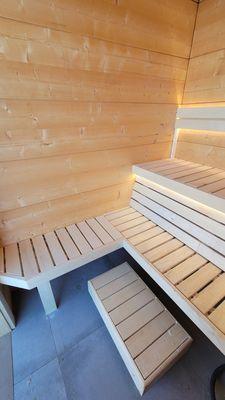 Custom Built Sauna.