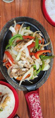 Chicken fajitas