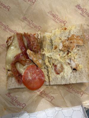 the vermonter forgot the lettuce tonight and forgot the cheese last week