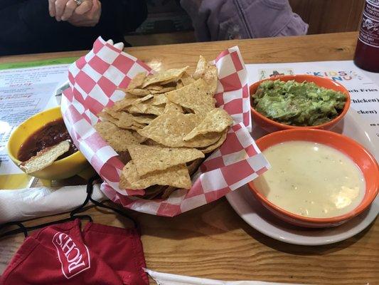 Having lunch with the family. Name has changed La Cabana.