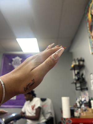 The day it was done and "artist" behind