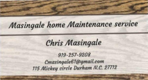 Masingale Home Maintenance Service