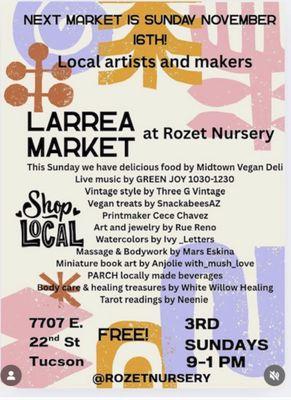 3rd Sundays announcement