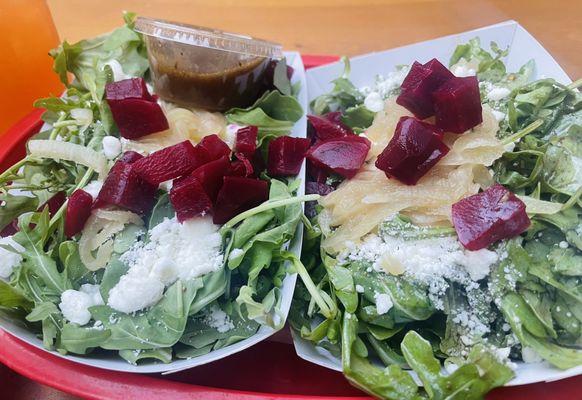Arugula beet salad