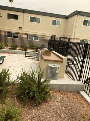 Grill locked and cant use personal one