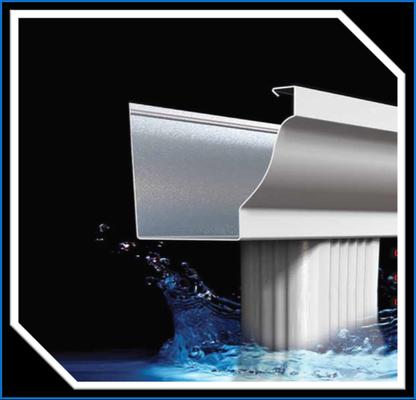 K Style 5k or 6k seamless gutters.