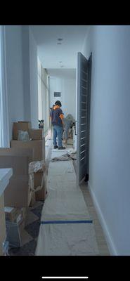 Construction workers had access to our penthouse any time from 8 am to 4 pm, which created so much noise.