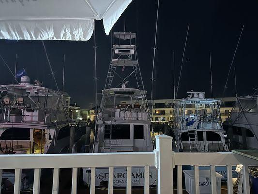 Our View from our table!