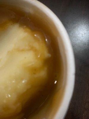 Mashed potatoes with no gravy!!!!