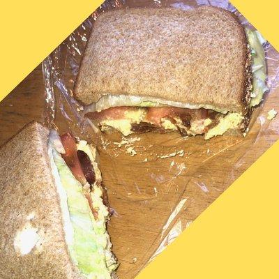 Deviled Egg sandwich