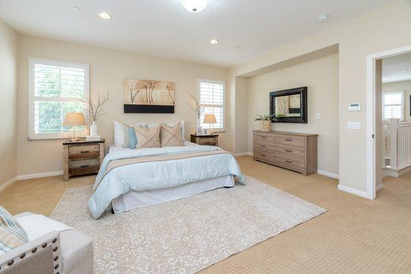 All interior spaces