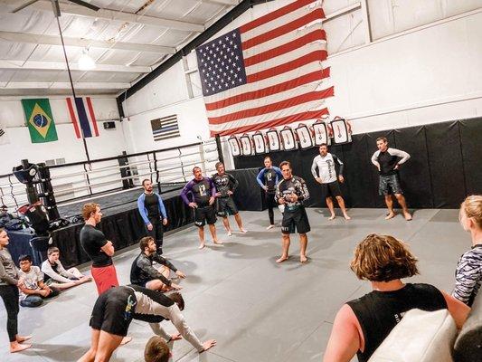 Jiu-Jitsu classes growing everyday.