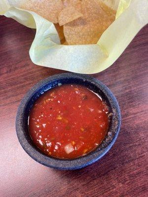 Chips and Hot Salsa @ Checos.