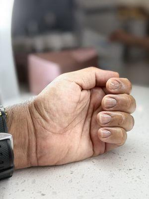 A quick shoot: nails final result with a choice of polish