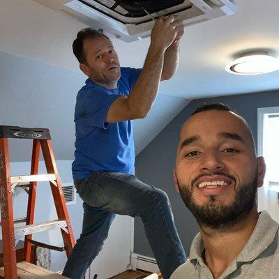 Ceiling cassette mini split