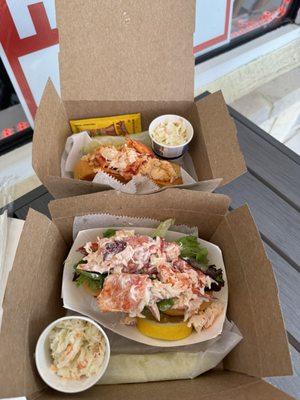 Great tasting Lobster Rolls! Fresh lobster and soft toasted bun. Connecticut and New England rolls.
