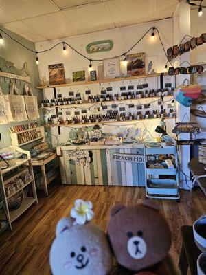 Reception area merchandise