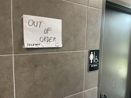 Not one but BOTH BATHROOMS CLOSED