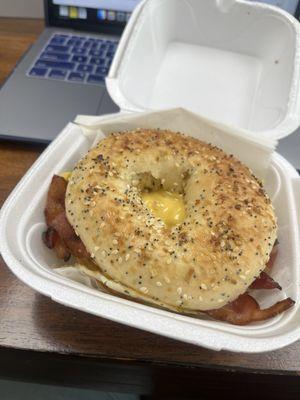 Bacon, egg, and cheese