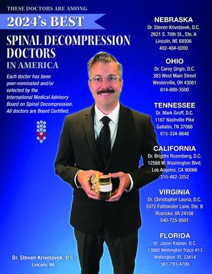 Best of 2024! Non-Surgical Spinal Decompression